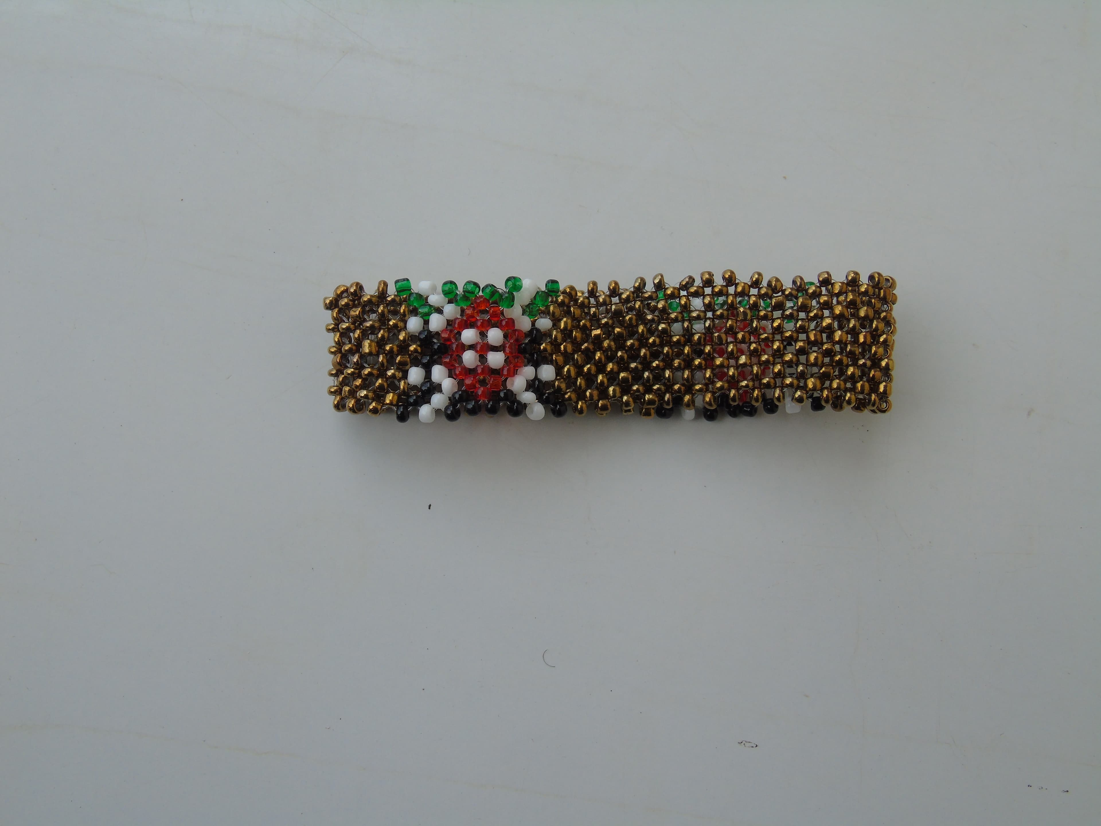 Gold Beaded Kenyan Bracelet