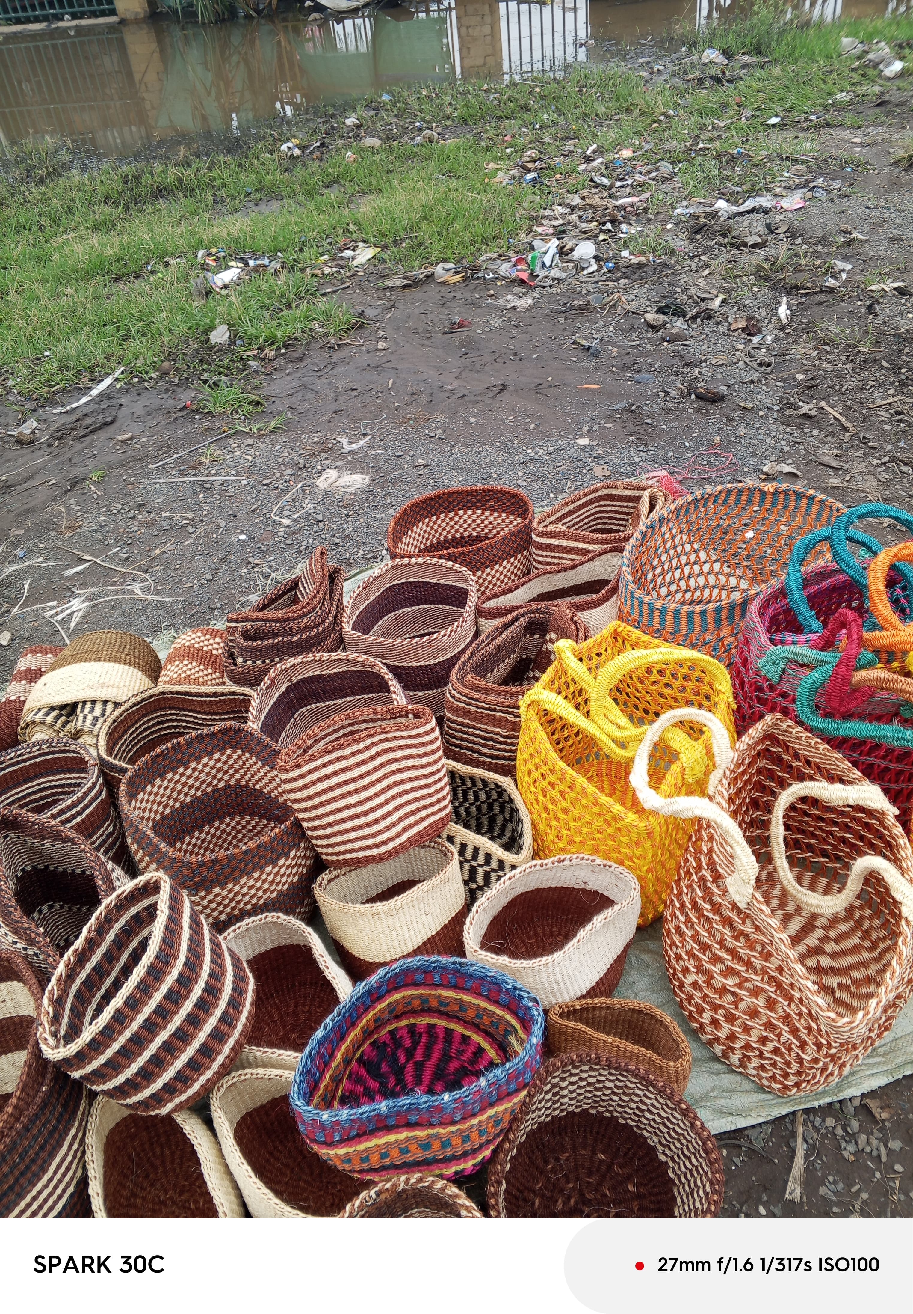 Assorted finished craft products