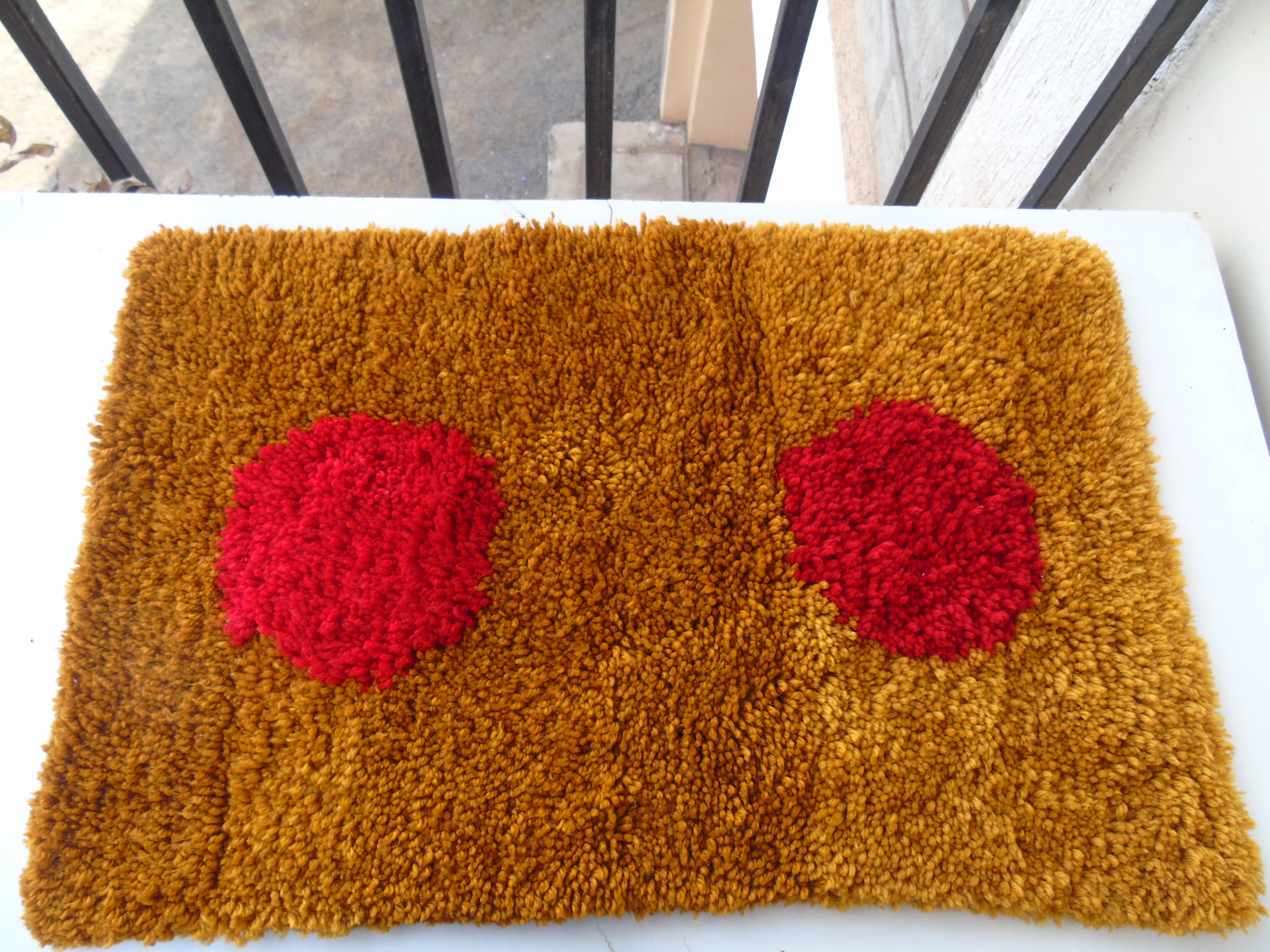 Orange Floor Mat