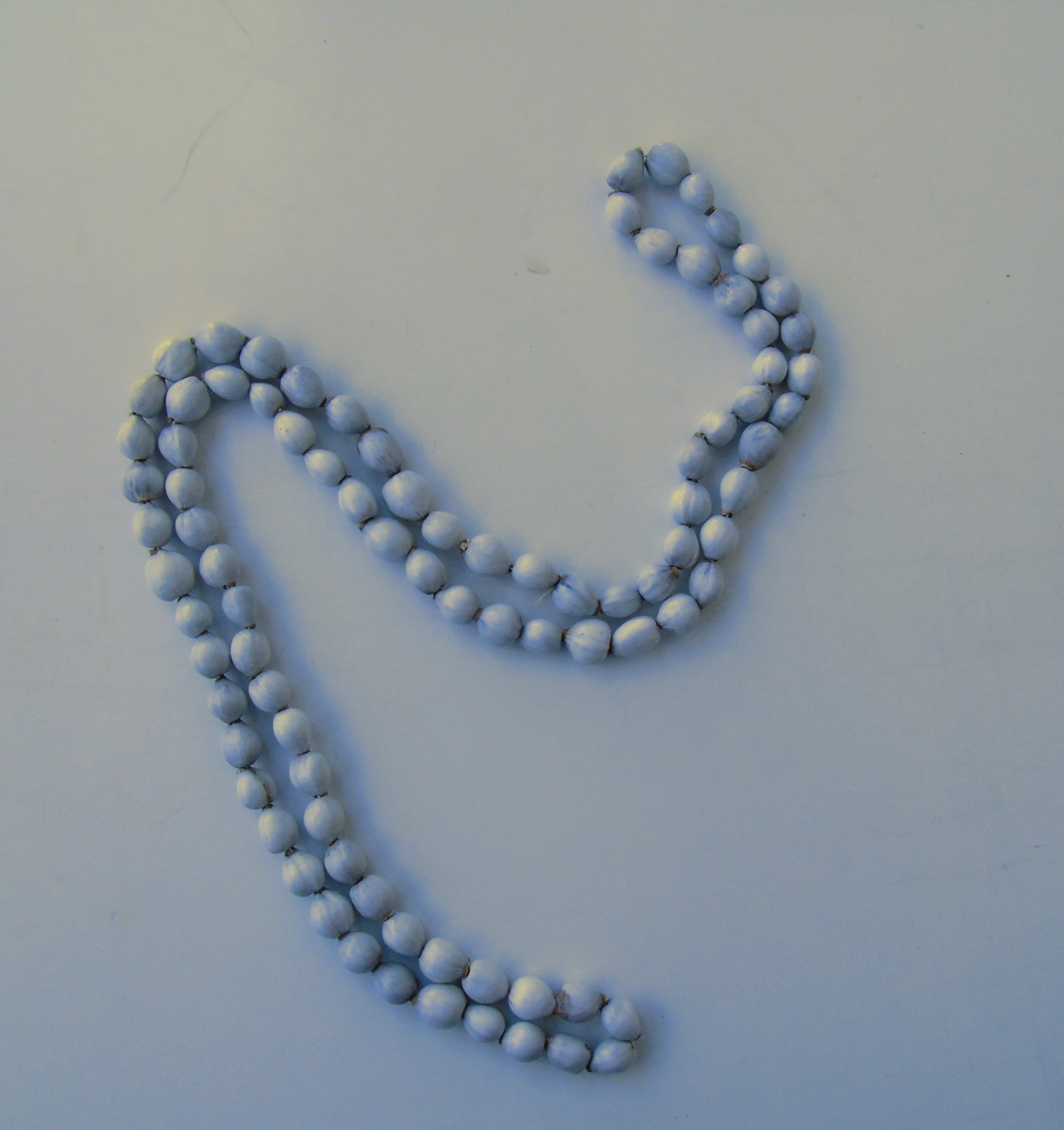 White Beaded Necklace